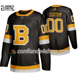Adidas Maillot de Hockey Boston Bruins Personnaliser Adidas 2019-20 Noir Authentic - Enfant